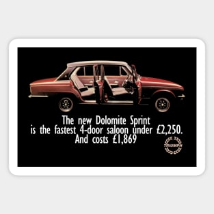 TRIUMPH DOLOMITE SPRINT - advert Magnet